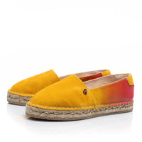 Premium Stamped Espadrilles | Express Yourself | WATERCOLOR | YELLOW DEGRADÉ