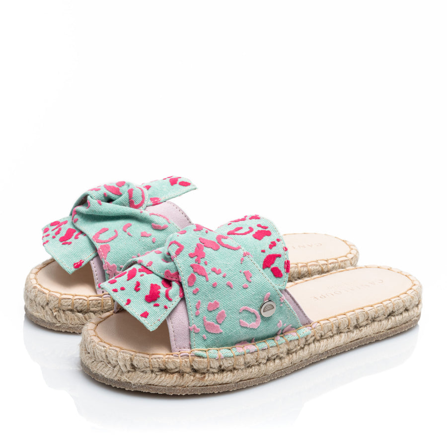 Premium Stamped Sandals | Embrace Your Peculiarities | MASTERPIECE | LILAC LEOPARD