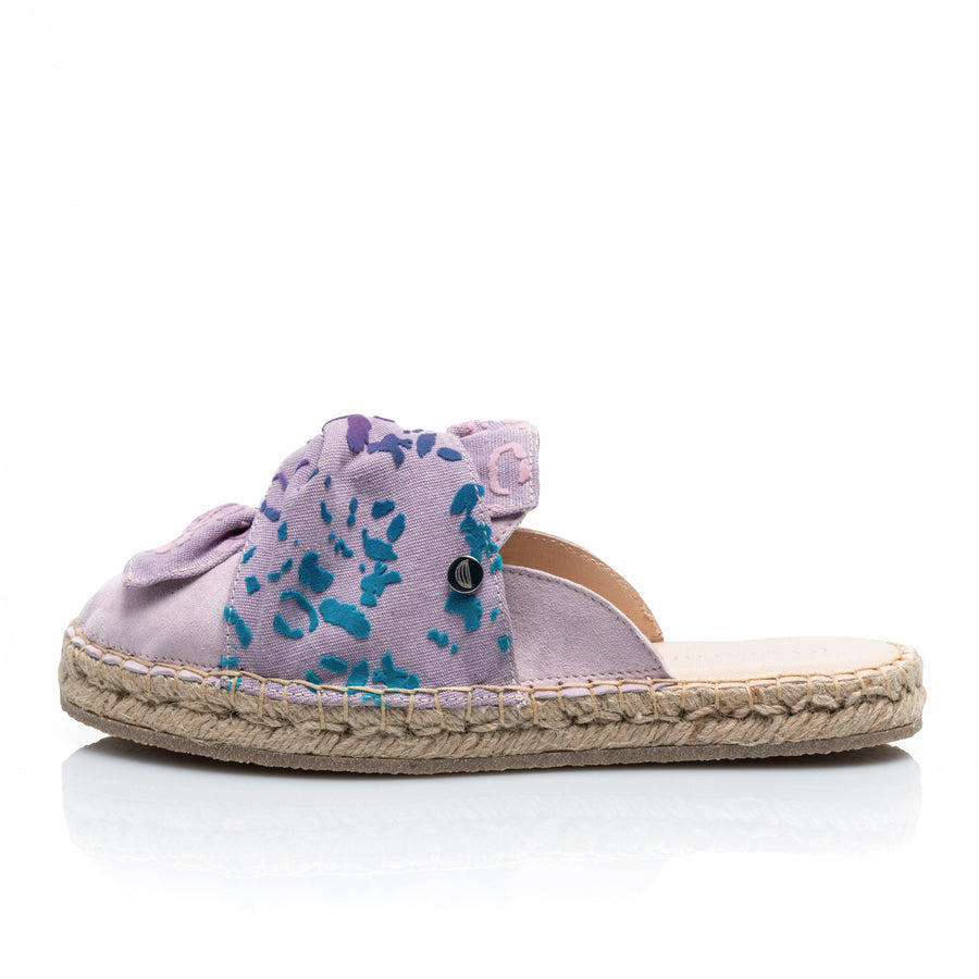 Premium Stamped Mules | Embrace Your Peculiarities | MUSE | LILAC LEOPARD