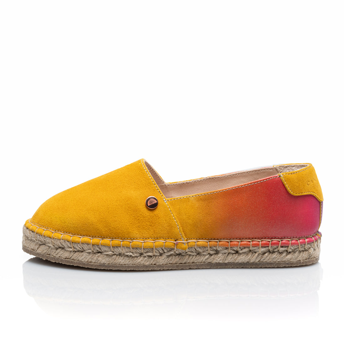 Premium Stamped Espadrilles | Express Yourself | WATERCOLOR | YELLOW DEGRADÉ