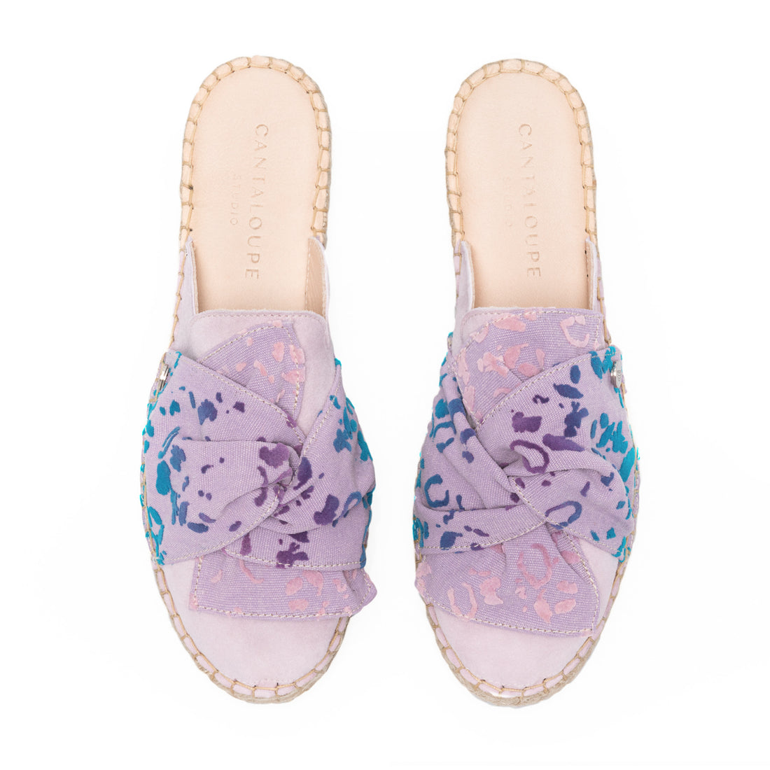 Premium Stamped Mules | Embrace Your Peculiarities | MUSE | LILAC LEOPARD