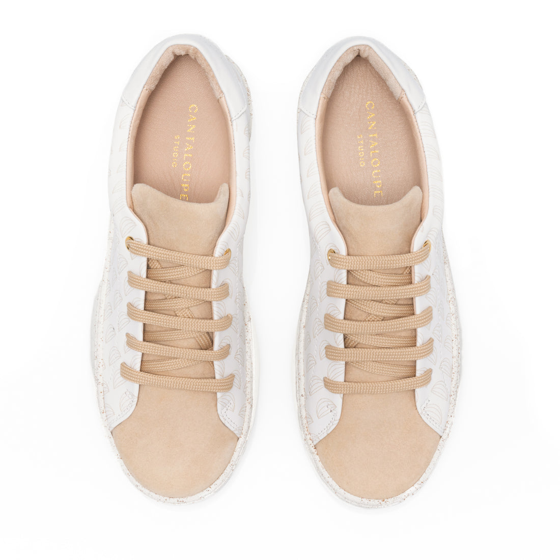 Premium Stamped Sneakers | Icon(ic) | ARTIST | BEIGE