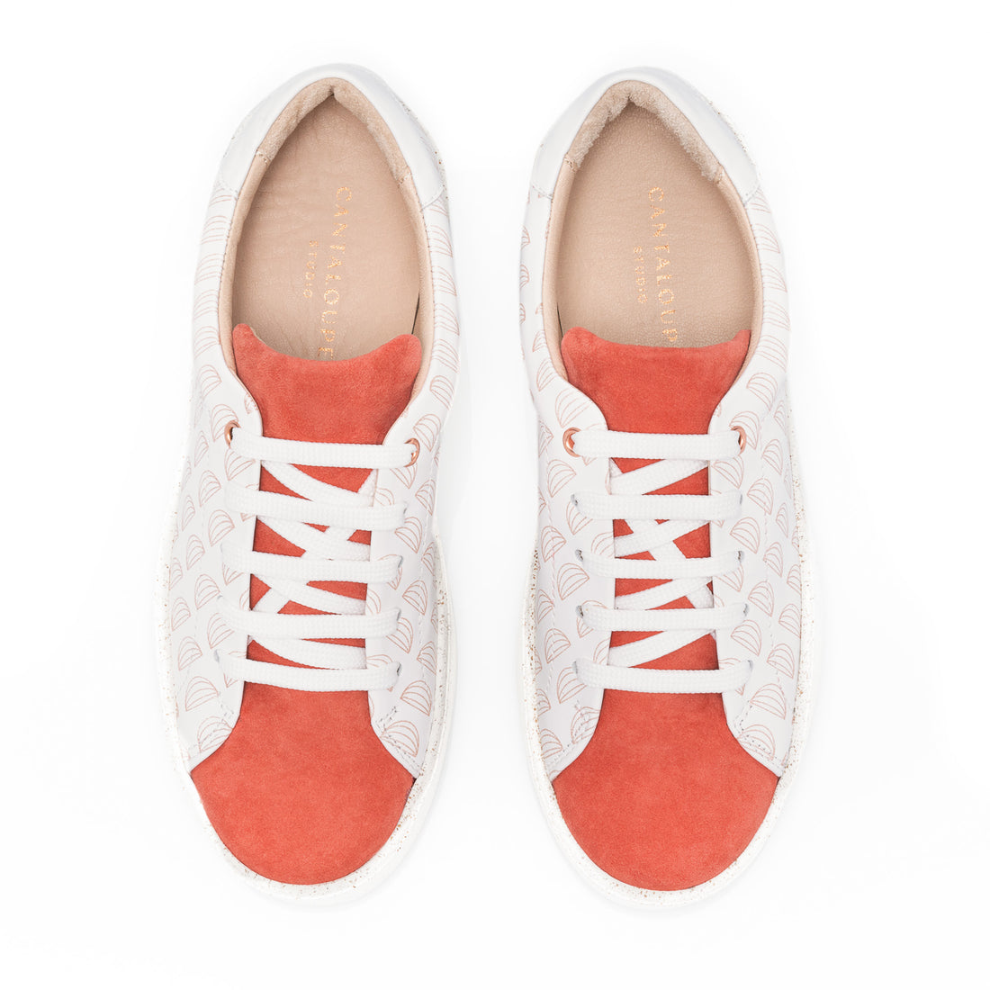 Premium Stamped Sneakers | Icon(ic) | ARTIST | CORAL