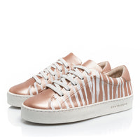 Premium Stamped Sneakers | You are the Artist and the Art | ARTIST | ROSE GOLD ZEBRA