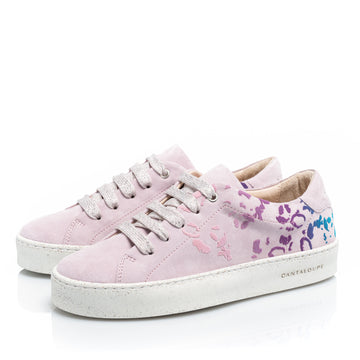 Premium Stamped Sneakers |  Embrace Your Peculiarities | ARTIST | LILAC LEOPARD