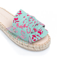 Premium Stamped Sandals | Embrace Your Peculiarities | MASTERPIECE | LILAC LEOPARD