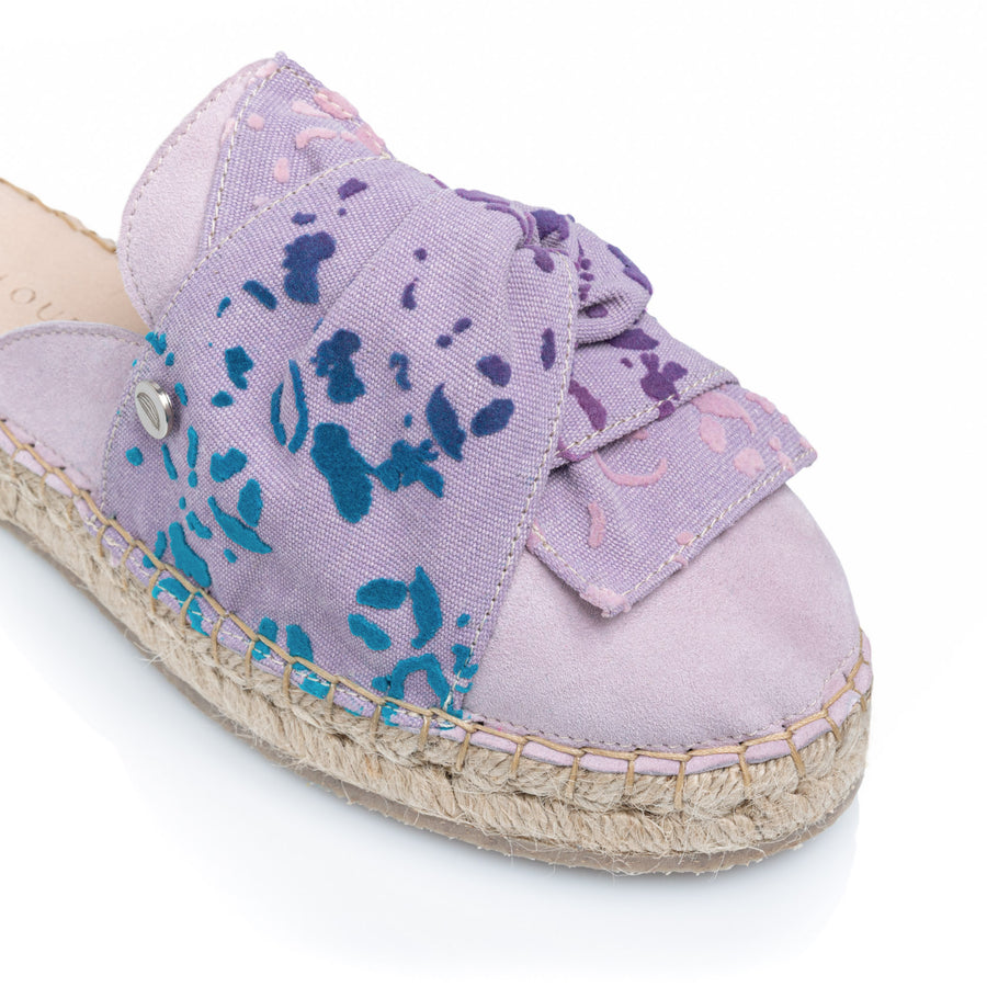 Premium Stamped Mules | Embrace Your Peculiarities | MUSE | LILAC LEOPARD