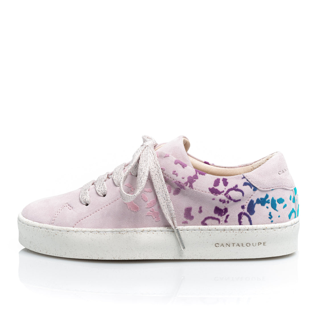 Premium Stamped Sneakers | Embrace Your Peculiarities | ARTIST | LILAC LEOPARD